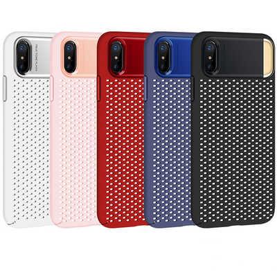 Mobile phone accessories manufacture wholesale heat sink PC case for iPhone Xs