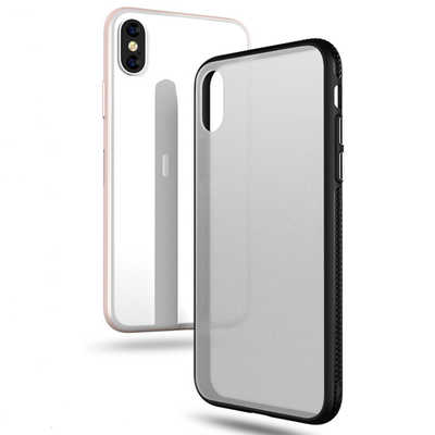Factory iPhone X matte PC+TPU frame case 2in1 shatterproof back cover