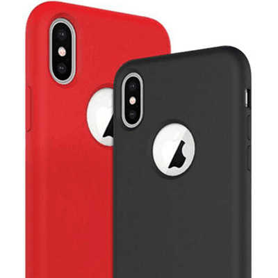 Phone Case ODM OEM iPhone XR Xs Max case luxury microfiber liquid silicone case