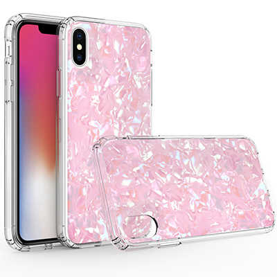 Phone Case manufacturing transparent case iPhone Xs case with stand holde