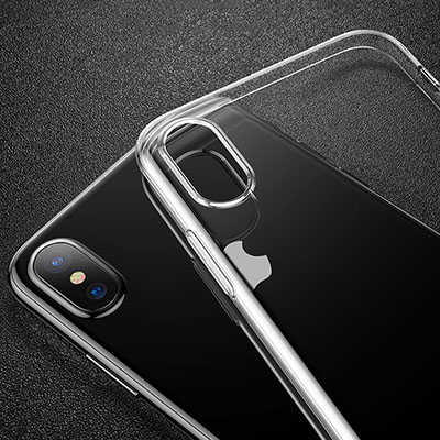 Cell phone accessories factory wholesale 2in1 iPhone Xs tempered glass case