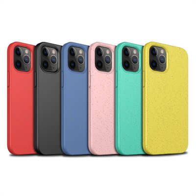 iPhone accessories private label iPhone 13 wheat straw biodegradable case