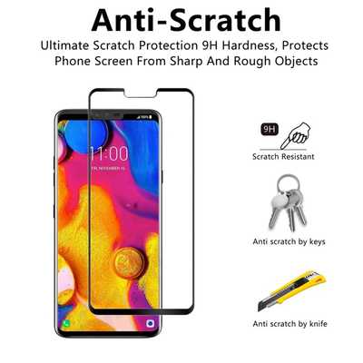 Tempered glass screen guard customized LG V40 ThinQ temmpered screen protector