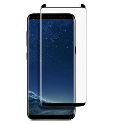 Mobile Screen Protector Traders Samsung Galaxy S8 3D Full Cover Tempered Glass