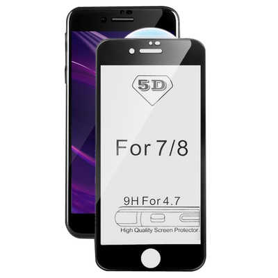Screen Protector Wholesaler iPhone 8 5D Full Cover tempered glass Screen Protector
