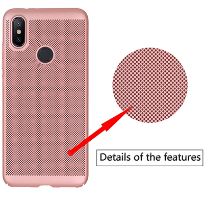 Factory wholesale Xiaomi 6X heat dissipation case full cover hard PC cover