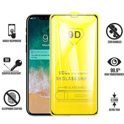 Screen Protector Manufacturer iPhone 12 9D full cover glass screen protector