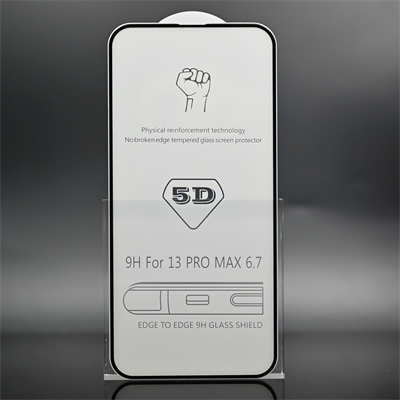 Tempered glass manufacturer iPhone 13 5D curved full cover screen protector
