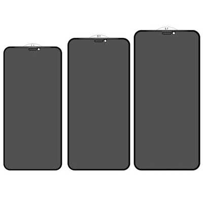 Privacy screen protector tempered glass iPhone 12 full cover glass protector